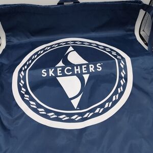 Skechers Blue Drawstring Logo Gym Bag Shoe Travel Tote Backpack ‼️2/$20‼️